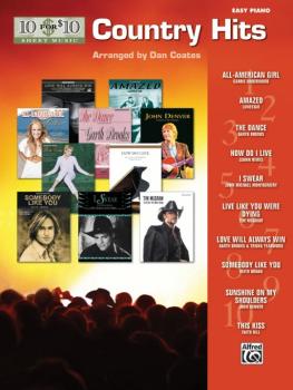 10 for 10 Sheet Music: Country Hits (AL-00-32195)