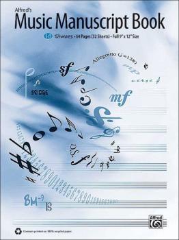 Alfred's Music Manuscript Book, 10-Stave (AL-00-33883)