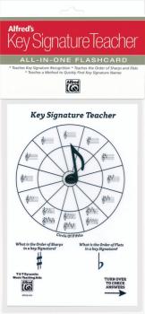 Alfred's Key Signature Teacher: All-In-One Flashcard (White) (AL-99-MKST01)