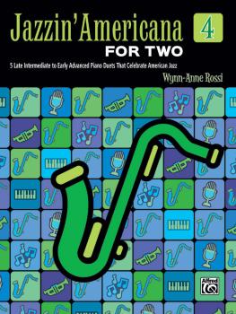Jazzin' Americana for Two, Book 4: 5 Late Intermediate to Early Advanc (AL-00-46914)