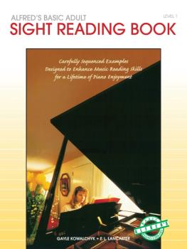 Alfred's Basic Adult Piano Course: Sight Reading Book 1 (AL-00-14539)