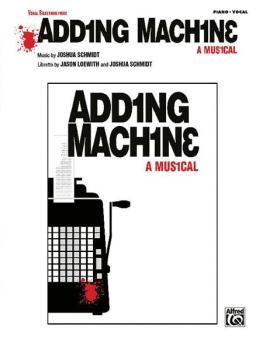 Adding Machine -- A Musical: Vocal Selections (AL-00-32158)