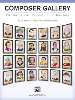 Composer Gallery: 24 Caricature Posters of the Masters (AL-00-42973)