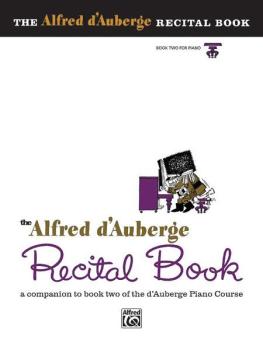 Alfred d'Auberge Piano Course: Recital Book 2: A Companion to Book Two (AL-00-511)
