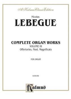 Complete Organ Works, Volume III (AL-00-K04156)