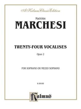 Twenty-four Vocalises for Soprano or Mezzo-Soprano, Opus 2 (AL-00-K09169)