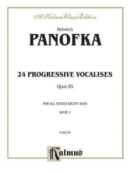 Twenty-four Progressive Vocalises, Opus 85, Volume I (AL-00-K09176)
