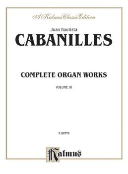 Complete Organ Works, Volume III (AL-00-K09778)