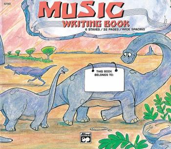 Alfred's Basic Music Writing Book (Wide Lines, 32 pages) (AL-00-6700)