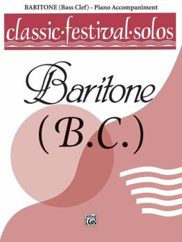 Classic Festival Solos (Baritone B.C.), Volume 1 Piano Acc. (AL-00-EL03745)