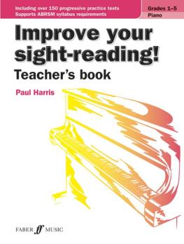 Improve Your Sight-Reading! Piano (Teacher's Book) (AL-12-057153953X)